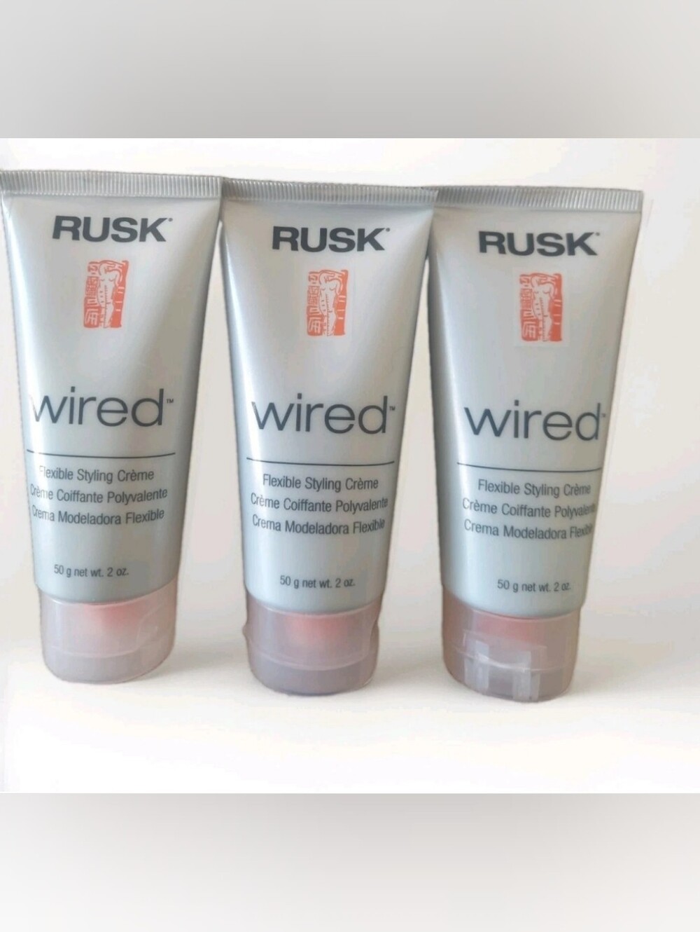 Wired by Rusk, Unisex, Flexible Style Creme, 2 Oz LOT of 3 - BRAND NEW